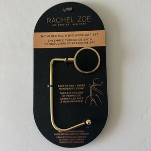 Rachel Zoe Handbag Hook Hanger Holder Gold Black